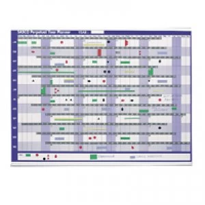 Sasco Magnetic Perpetual Year Planner 2400001