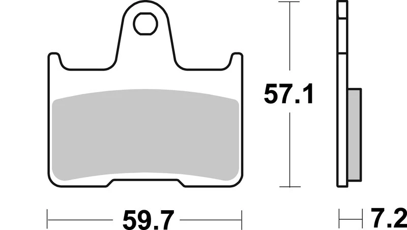 Image of Brembo S.p.A. Sintered Brake pads - 07KS06SP