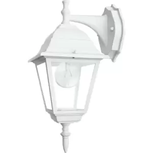 Image of Lanterne de jardin Roma Aluminium,diffuseur Verre blanc 1 ampoule cm