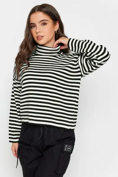 image of PixieGirl Petite Turtleneck Jumper Black