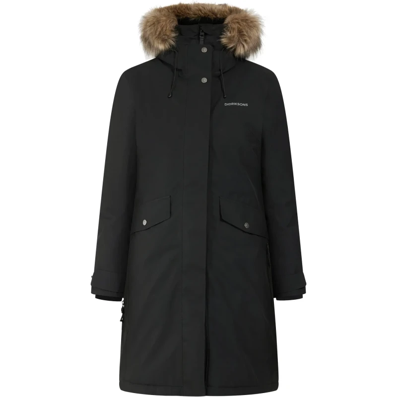 Image of Womens parka Didriksons Erika Noir Female 40