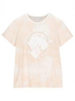 Image of Mintie by Mint Velvet Girls Rock Band T-Shirt - Nude, Size Age: 7-8 Years, Women