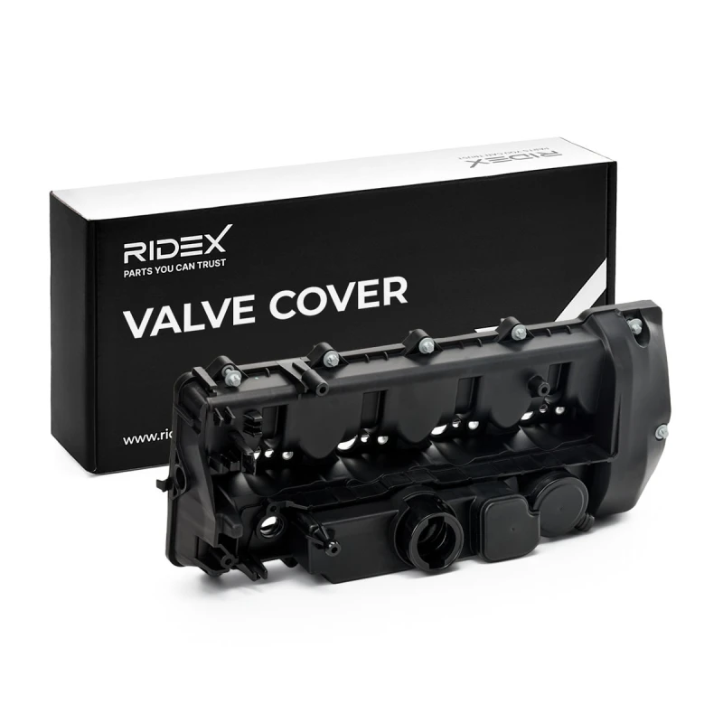 Image of RIDEX 977C0084 Rocker Cover with valve cover gasket, with breather valve Rocker Cover (977)