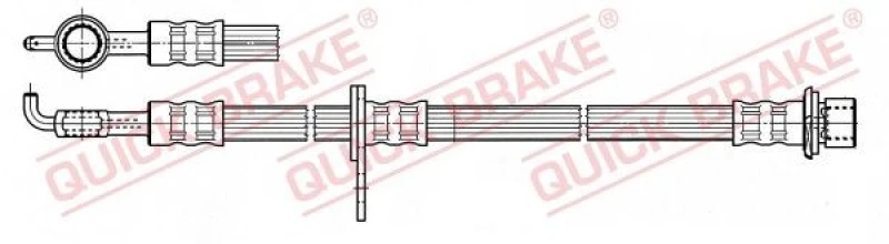 Image of QUICK BRAKE Brake hose QUICK BRAKE 59.962