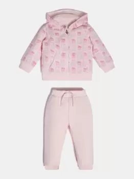 Image of Guess Kids Hoodie Sweatshirt And Pant Set