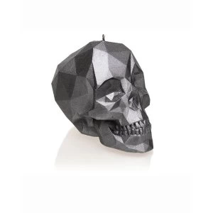 Image of Steel Small Low Poly Skull