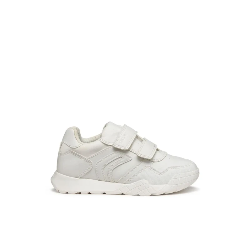Image of Geox Synthetic nylon shoes for baby boys Geox Rann-e Blanc Male 27