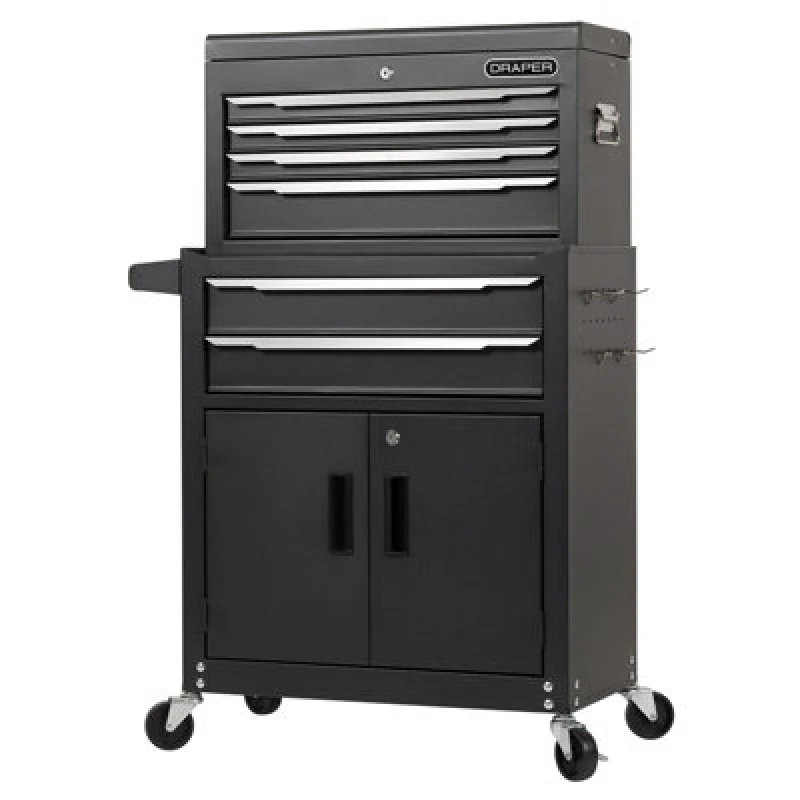 Image of Draper 30680 Combined Roller Cabinet And Tool Chest, 6 Drawer, 24"