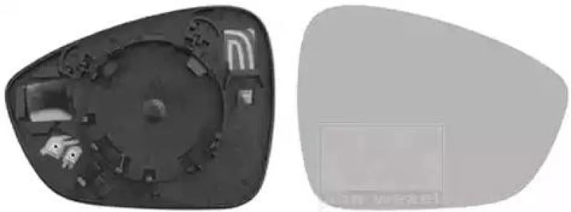 Image of VAN WEZEL 0979836 Wing Mirror Glass * HAGUS * Right Mirror Glass,outside mirror (1914)