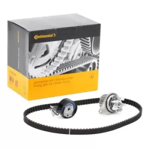 CONTITECH Water Pump + Timing Belt Kit CT1067WP1 FIAT,PEUGEOT,CITROEN,QUBO (225),FIORINO Kasten/Kombi (225),Fiorino MPV (225),206 Schragheck (2A/C)