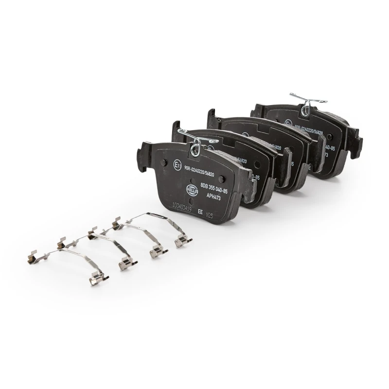 Image of HELLA Brake pad set HELLA 8DB 355 040-851
