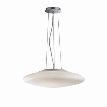 Image of Smarties Bianco 3 Light Medium Ceiling Pendant White, E27