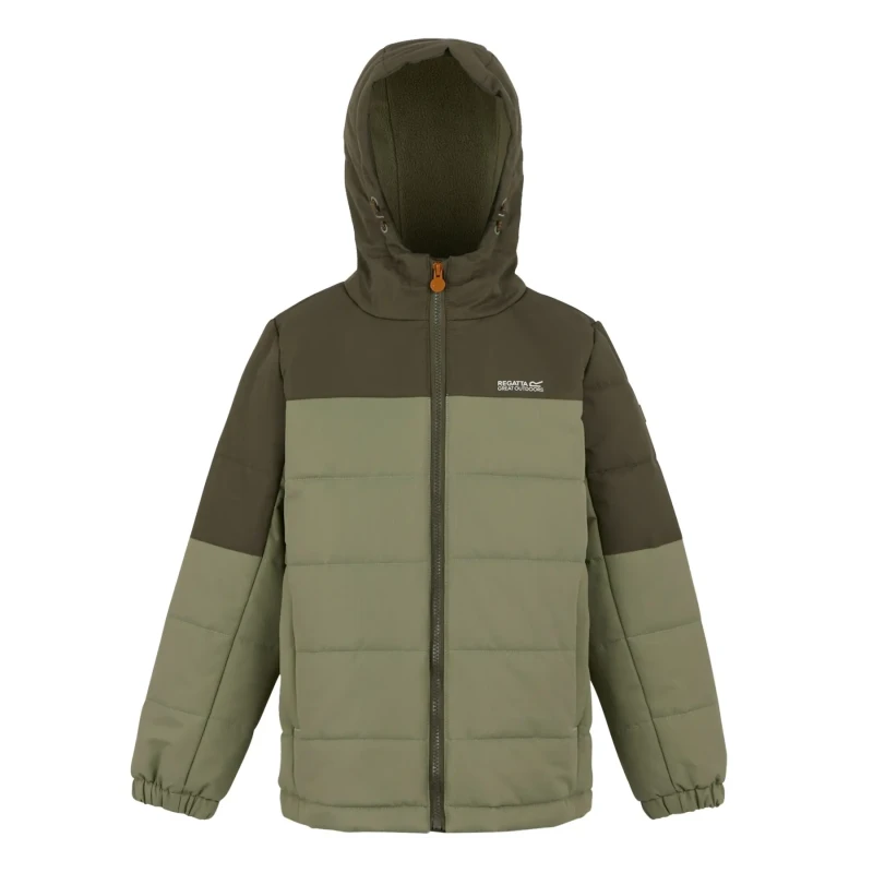 Image of Child's insulated waterproof jacket Regatta Lofthouse Vert Unisex 3/4 ans