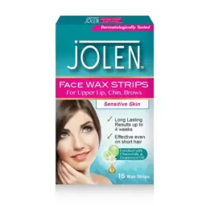 Image of Jolen Facial Wax Strips Sensitive Skin