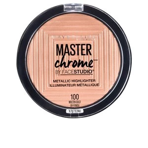 image of MASTER CHROME metallic highlighter #100-molten gold