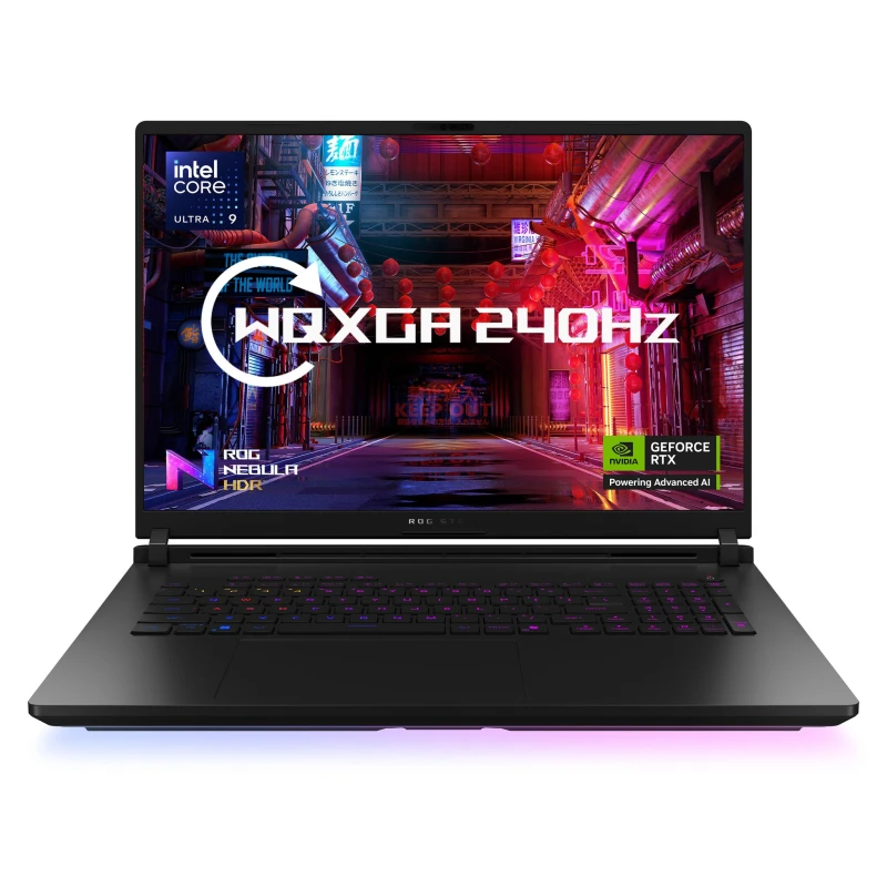 Image of Asus ASUS ROG Strix SCAR 18 G835LX-SA009W Intel Core Ultra 9 275HX Laptop 45.7cm (18") WQXGA 64GB DDR5-SDRAM 2 TB SSD NVIDIA GeForce RTX 5090 WiFi