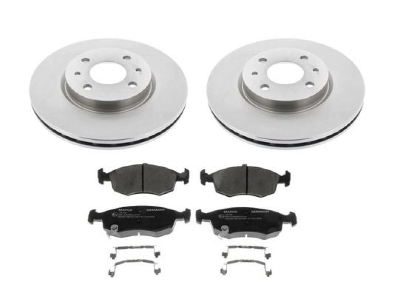 Image of Brake discs and pads set MAPCO 47783