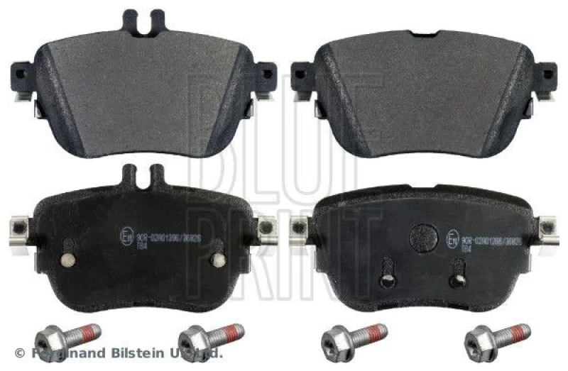 Image of Blue PRINT Brake pad set Blue PRINT ADU174249