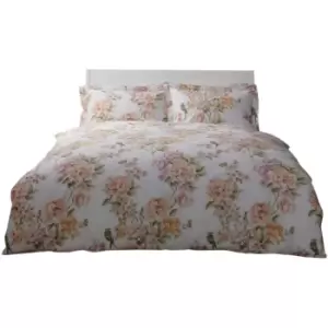 Image of Belledorm Aubrey Duvet Cover Set (Double) (Multicoloured) - Multicoloured