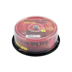 Image of Aone DVD+R 8X 8.5GB Dual Layer 25PK Logo