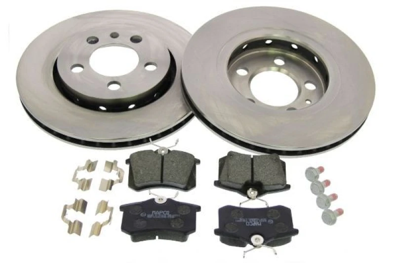 Image of MAPCO 47321 Brake disc and pads set Rear Axle, Brake Disc Type: Vented Brake Set,disc brakes (3405)