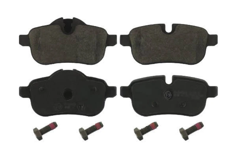 Image of Blue PRINT ADB114236 Brake pad set Rear Axle, prepared for wear warning indicator, with bolts/screws Brake Pad Set,disc brake (402)