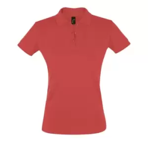 Image of SOLS Womens/Ladies Perfect Pique Short Sleeve Polo Shirt (M) (Pure Grey)