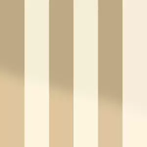 Holden Decor Dillan Stripe Cream Gold Wallpaper