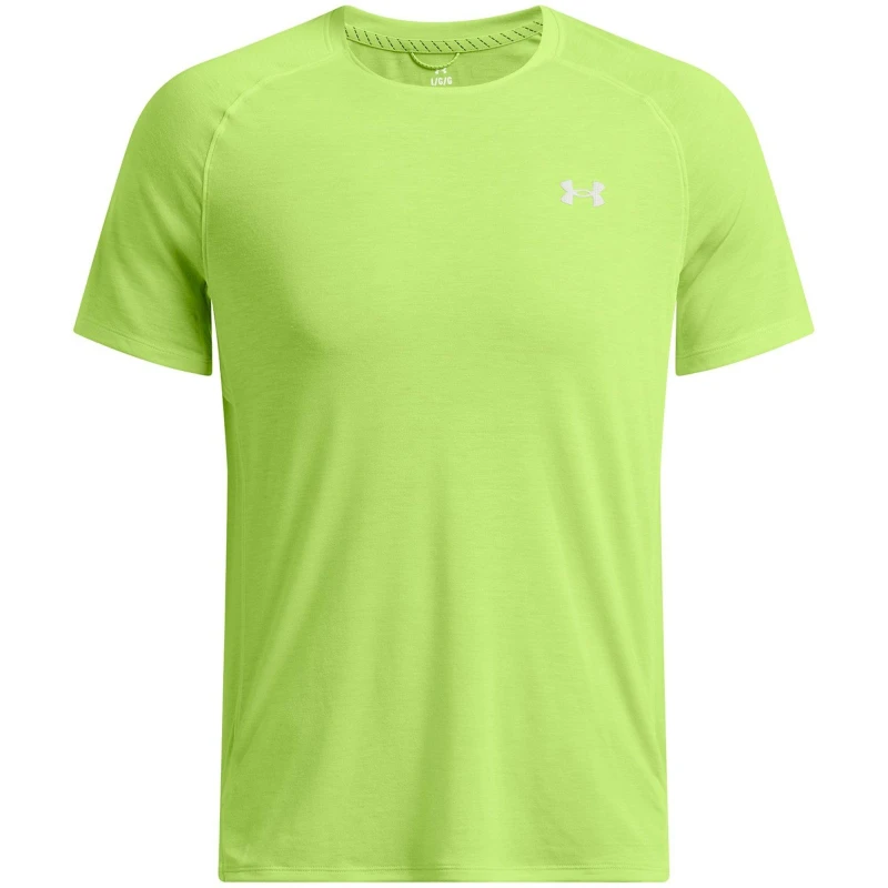 Image of Under Armour Mens Short-Sleeve Performance Running Top Green male S
