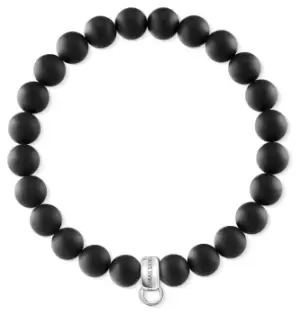 Thomas Sabo X0219-023-11-L17,5 Sterling Silver Obsidian Jewellery