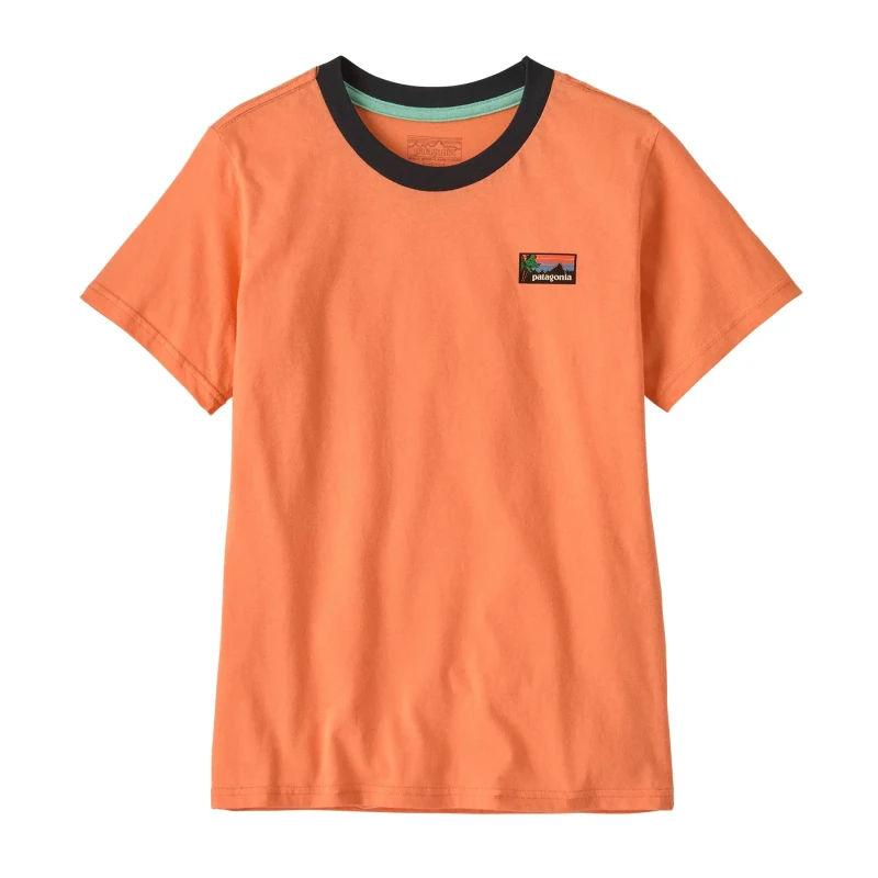 Image of Children's T-Shirt Patagonia Graphic Orange Unisex 14 ans