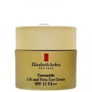 Image of Elizabeth Arden Ceramide Lift And Firm Eye Cream Skincare 0.5oz SPF 15