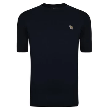 Image of Paul Smith Zebra Crew Neck T Shirt - Navy 49