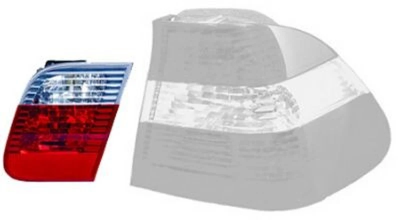 Image of VAN WEZEL Rear light VAN WEZEL 0649938