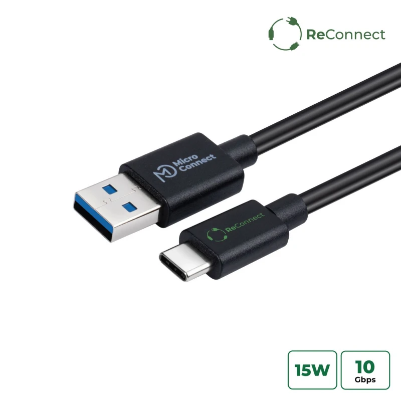 Image of Microconnect ECO-USB3.2CA0.25 USB cable USB 3.2 Gen 2 (3.1 Gen 2) 0.25