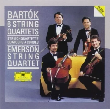 Image of 6 String Quartets by Bela Bartok & Emerson String Quartet CD Album