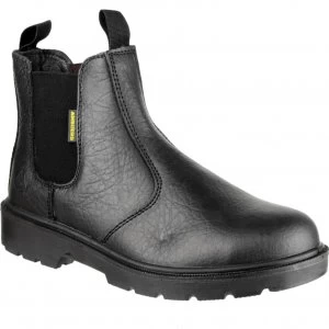 Image of Amblers Mens Safety FS116 Dual Density Pull On Safety Dealer Boots Black Size 10