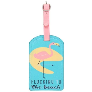 Flamingo Luggage Tag