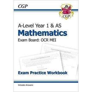 Image of New A-Level Maths for OCR MEI: Year 1 & AS Exam Practice Workbook Paperback / softback 2017