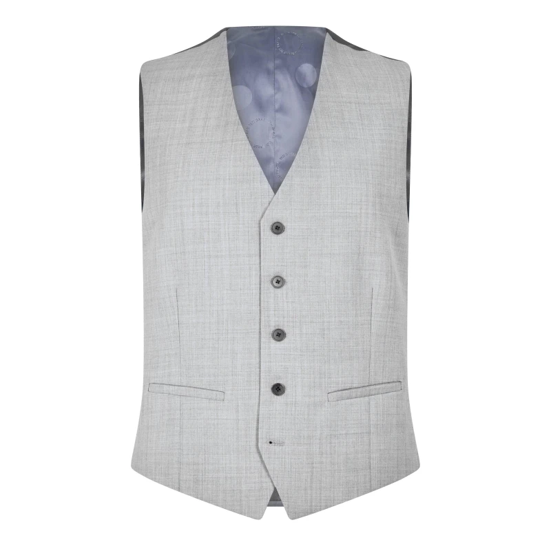 Image of Ted Baker Denali Slim Fit Suit Vest - Grey Grey S