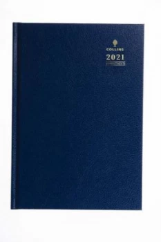 Image of Collins 44 A4 Day to Page 2021 Diary Blue