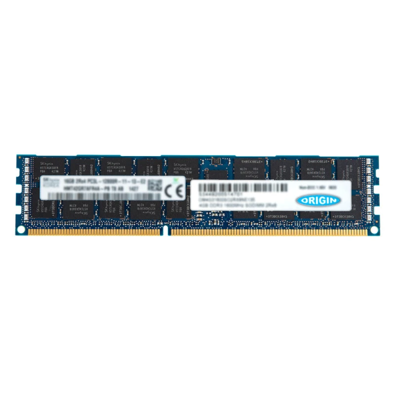 Image of Origin Storage Origin Storage Dell R-Series 16GB DDR3-1600 PC3-12800R (2Rx4) ECC Registered 1.35v DELL2048R72V31600LV