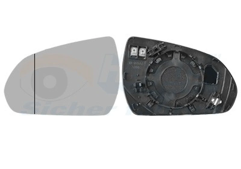 Image of VAN WEZEL Wing mirror glass VAN WEZEL 8254837