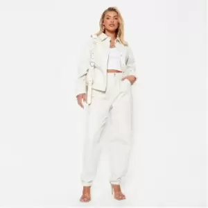 Image of I Saw It First Barrel Leg Jeans - Cream