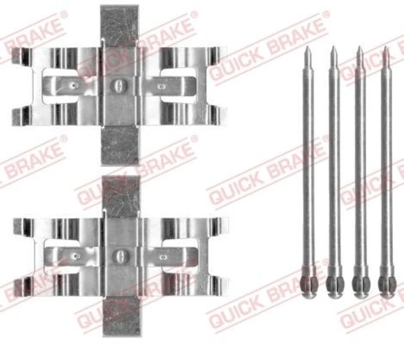 Image of QUICK BRAKE Brake pad fitting kit QUICK BRAKE 109-1805