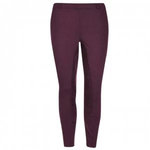 Image of Just Togs Hudson Riding Tights Womens - Plum
