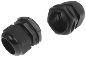 image of HellermannTyton NGM M50 Cable Gland With Locknut, Nylon, IP68