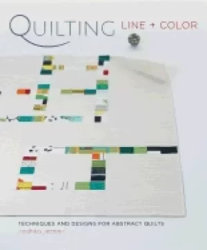 Image of quilting line color techniques and designs for abstract quilts