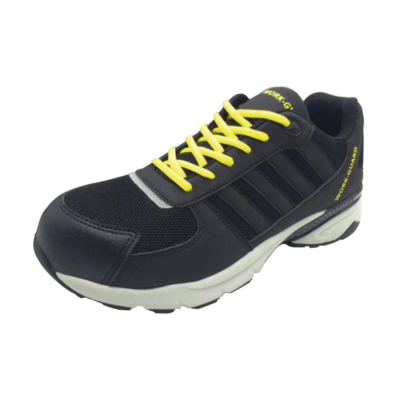 Image of Result Result Men Work Guard Lightweight Safety Trainers in Black Size: 11 Black 11 Male 5057080154173