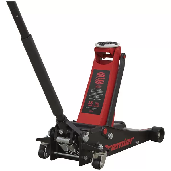 image of Sealey 2500LE Trolley Jack 2.5tonne Low Entry